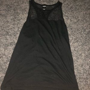 Black tank top